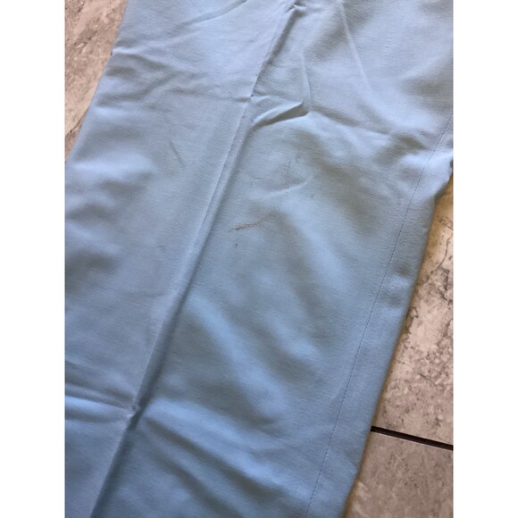 J. Crew Mid Rise Portia Pant in Italian Stretch Merino Wool Blend Blue Breeze 22 - Picture 4 of 8